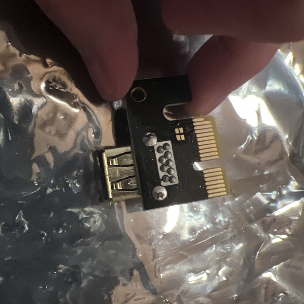 PCI-E 1x to 16x Powered USB3.0 GPU Riser Extender Adapter Card - Picture 12 of 16